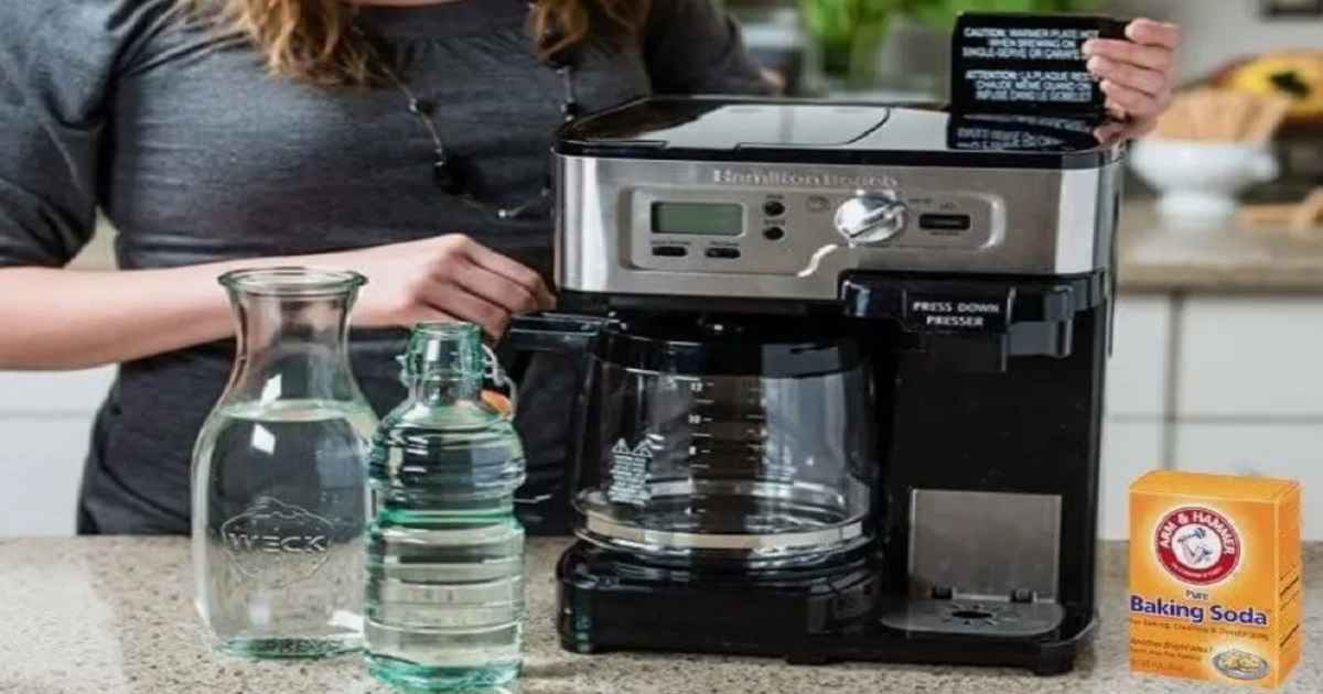 how to clean stainless steel coffee pot