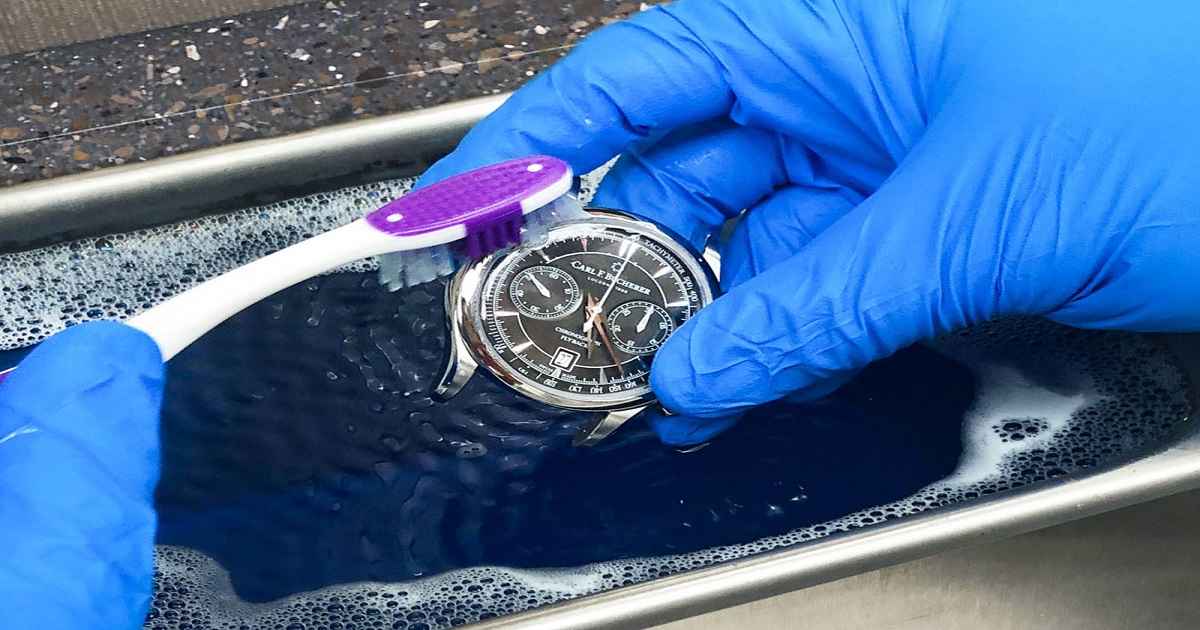 how to clean stainless steel watch